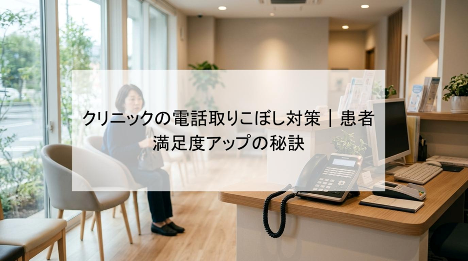 【クリニックの電話の取りこぼしを防ぐ5つの対策】スタッフが電話に追われない仕組みづくりとは