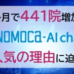 NOMOCa-AI chat、導入実績1,343件を突破！なぜクリニックに選ばれているのか？