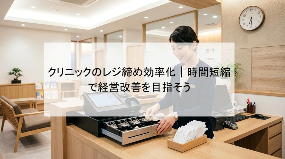 【クリニックのレジ締め業務を効率化するには？】会計ミスや残業を減らすための効率化ガイド