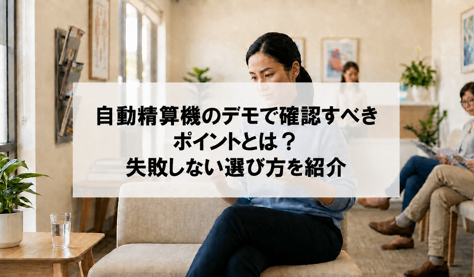 【クリニック向け自動精算機のデモで確認すべきポイントとは？】失敗しない選び方を紹介