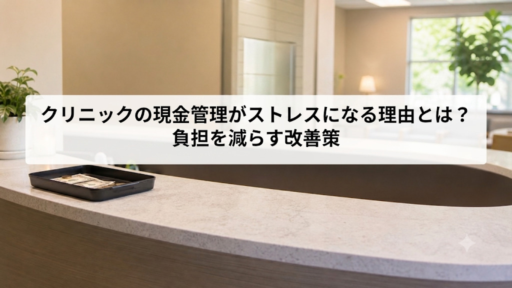 【クリニックの現金管理を見直す実践ガイド】会計ミスやレジ締めの負担を減らす方法とは？